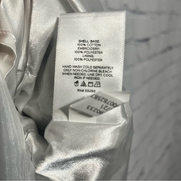 Express Embroidered Lace Tiered Dress Size Large - Picture 5 of 9